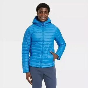All in motion men’s warmer lightweight puffer blue 3m thinsulate